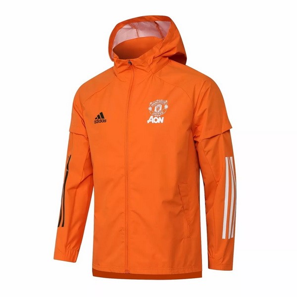 Windjacke Manchester United 2021-22 Orange Fussballtrikots Günstig